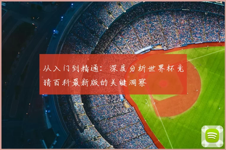 从入门到精通:深度分析世界杯竞猜百科最新版的关键洞察
