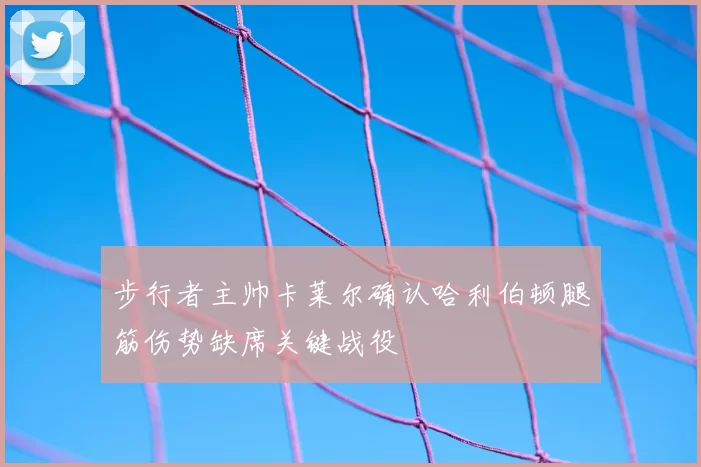 步行者主帅卡莱尔确认哈利伯顿腿筋伤势缺席关键战役