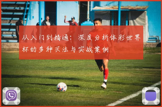 从入门到精通:深度分析体彩世界杯的多种买法与实战案例