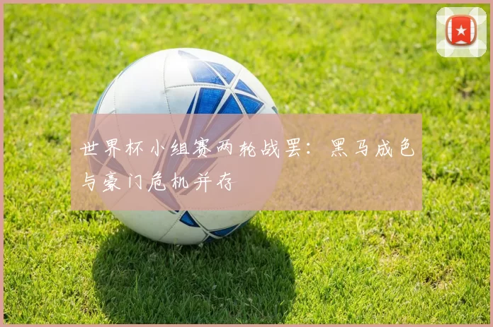 世界杯小组赛两轮战罢:黑马成色与豪门危机并存